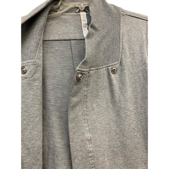 Lululemon Belle Wrap Heathered Medium Grey SZ 2 - Picture 9 of 14